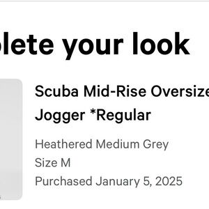 Lululemon cargo scuba sweats